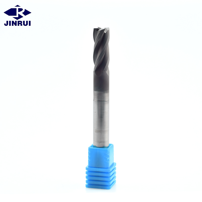 JR110 CNC Cutting Tools HRC68 Diamond Coating Milling Cutter End Mill for Graphite Fiber