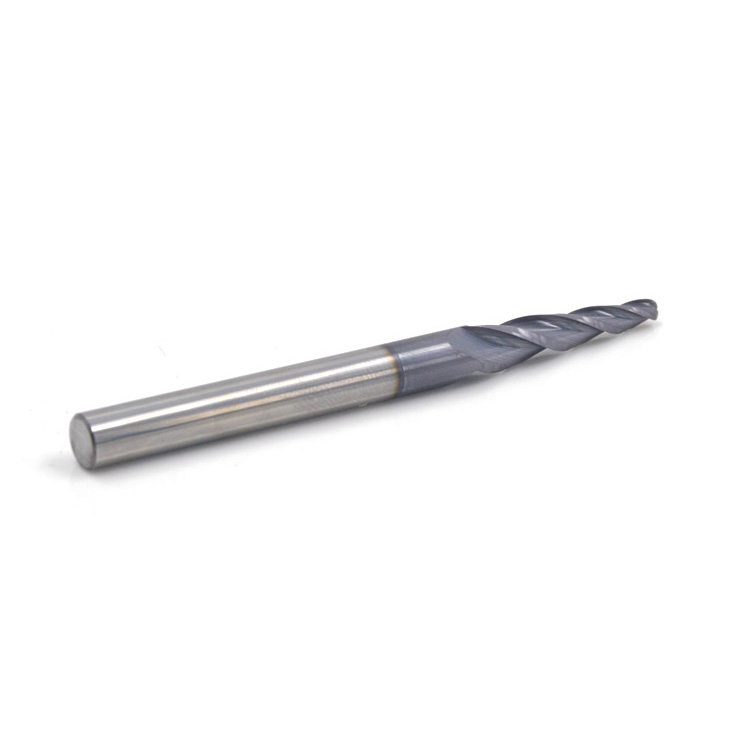 CNC Carbide Micro Conical Ball Nose Cutter Bits/CNC Milling Cutting Tool for Wood Taper Working