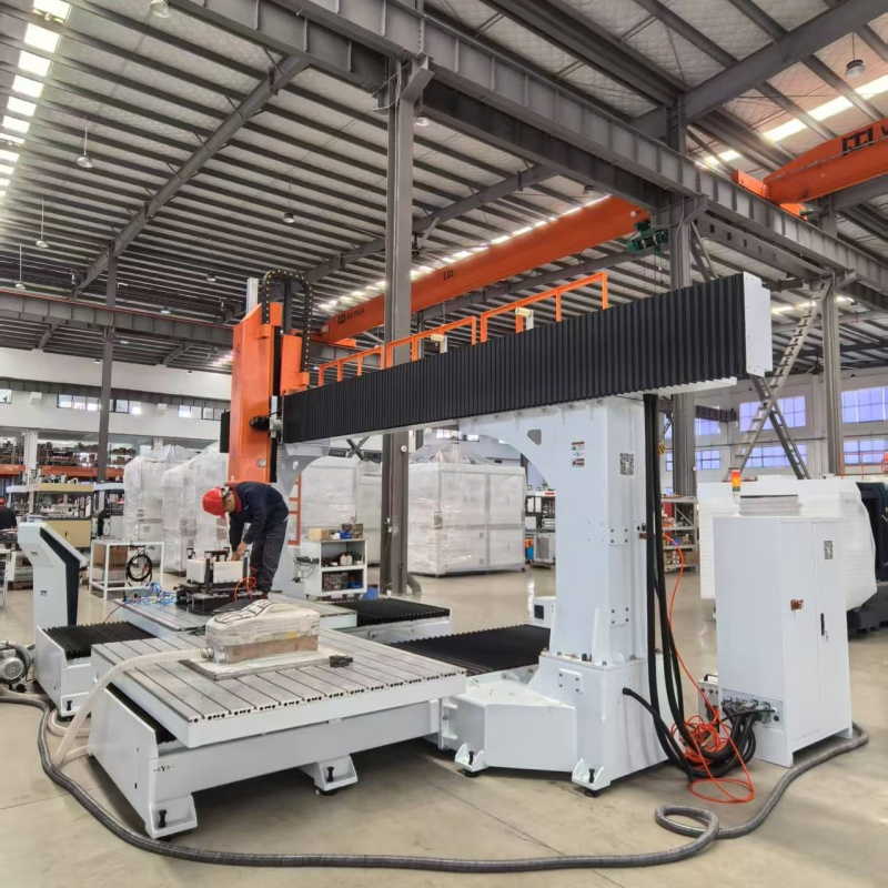 Aerospace Grade CNC Router with 5 Axis for Precision Composite Cutting
