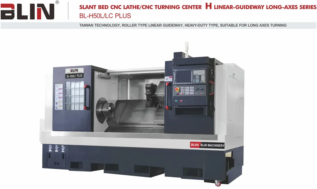 First-Rate CNC Lathe System with Tool Turret for Metal Turning (BL-H50L/LC PLUS)