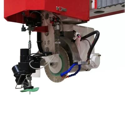 2026 Bcmc 5 Axis Stone Bridge Saw for Sink Cutting, Straight Profile Cutting with Italian Control System CAD Cam Drawing Software