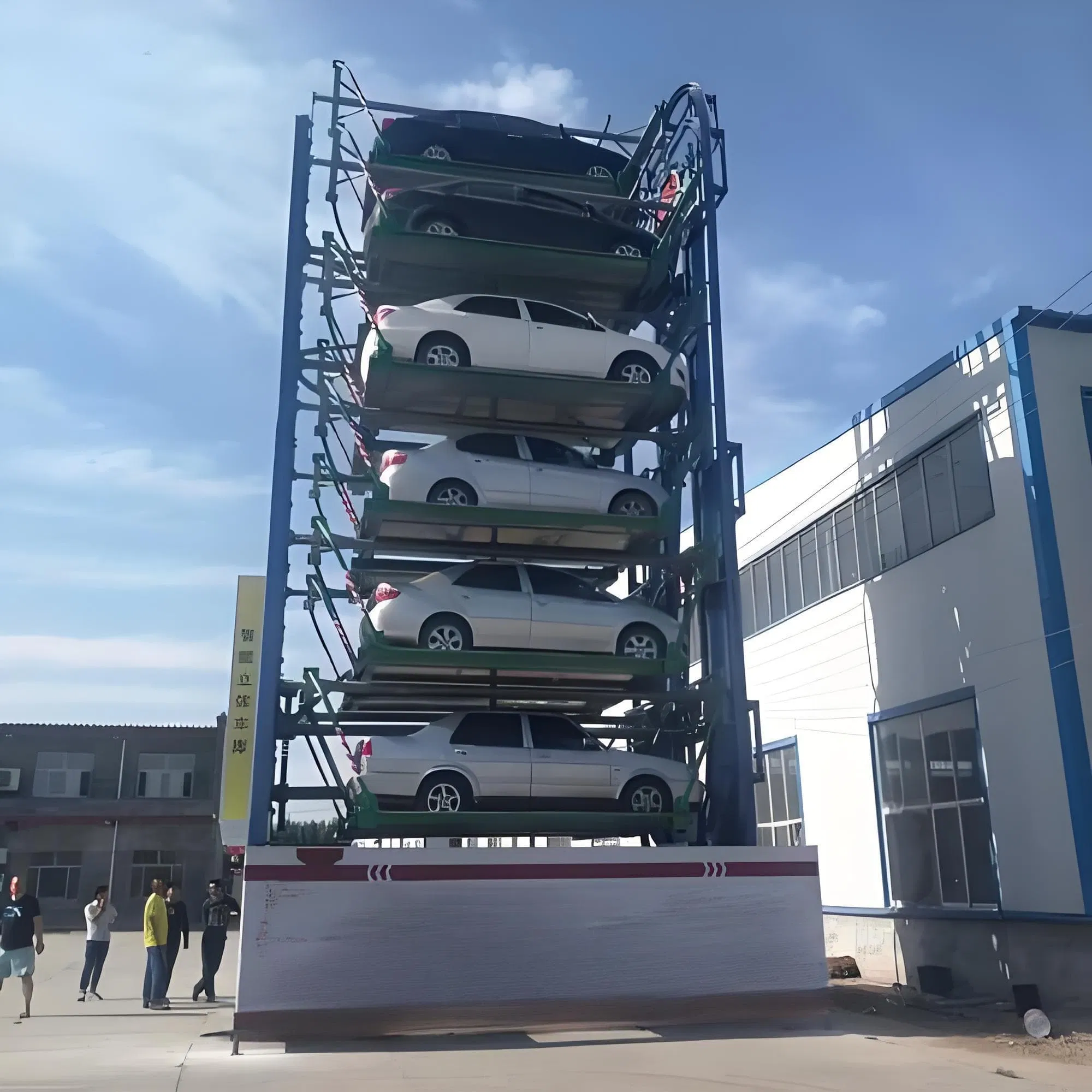 Heavy-Duty Automated Parking Solutions for Shopping Malls &amp; Airports Customizable Vertical Rotary Parking Systems