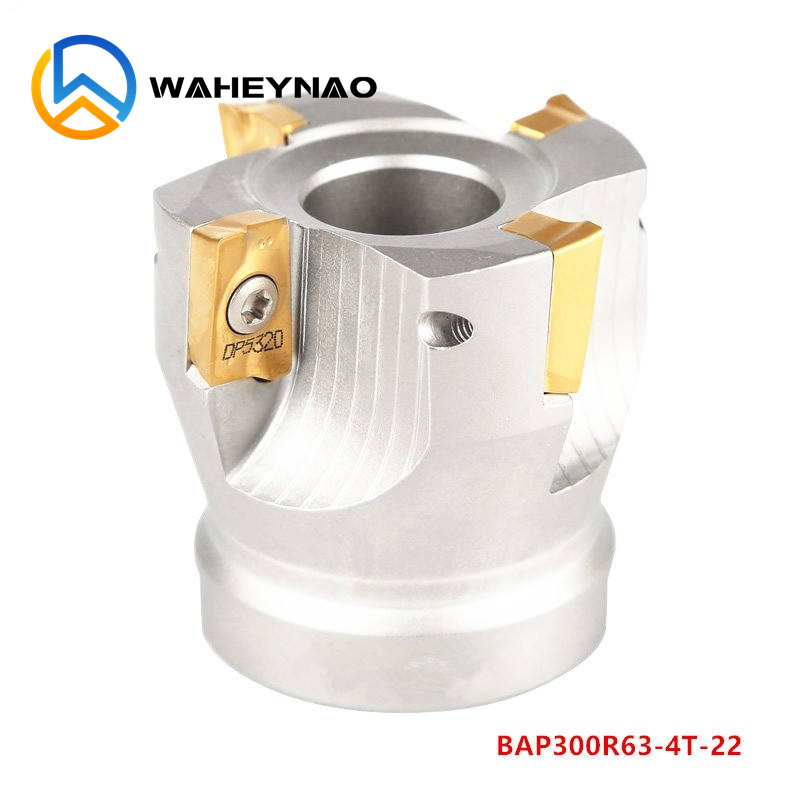 4-Flute Indexable Face Mill Cutter Bap300r63-4t22