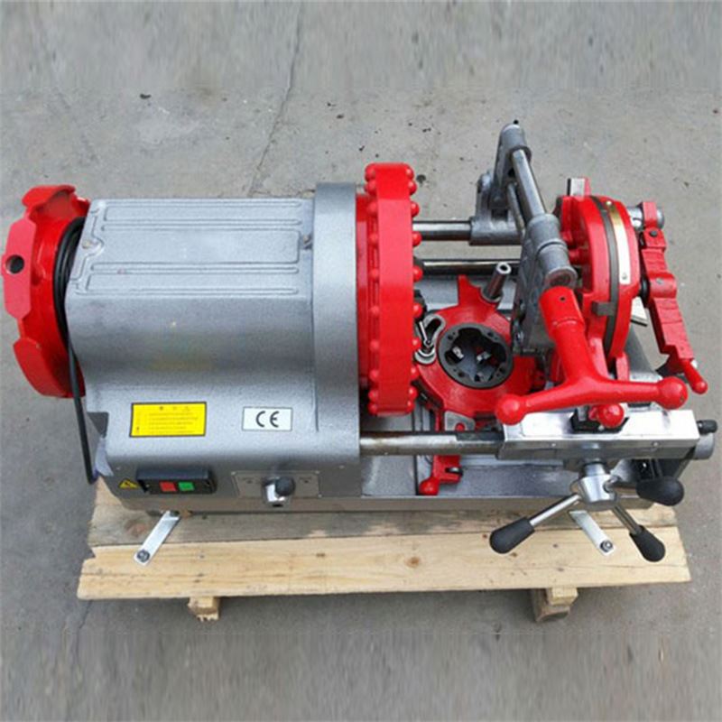 Industrial Electric Galvanized Pipe Cutting Threading Tapping Machine 220V 1000W 90kg