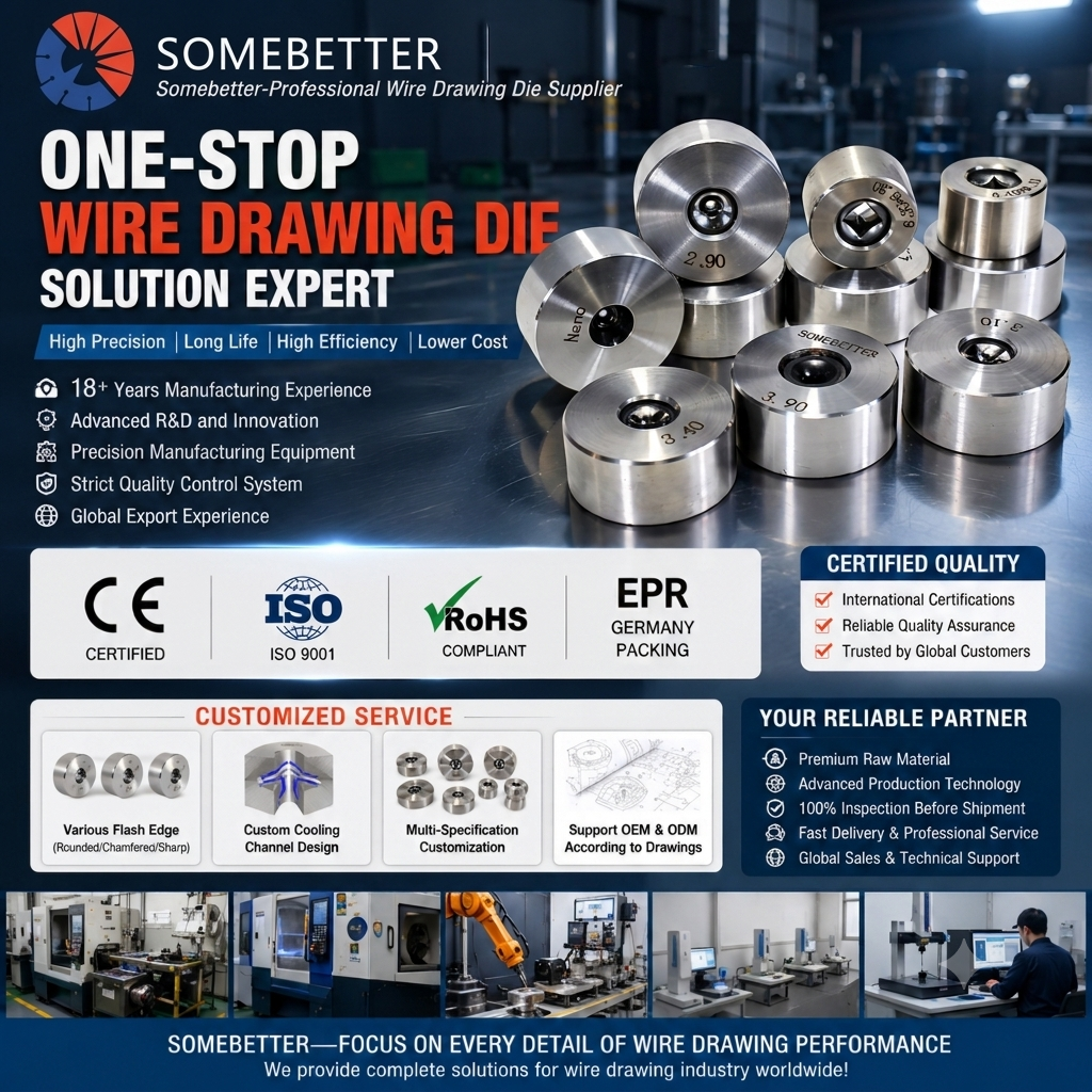 Nano Coating Carbide Wire Drawing Die Tungsten Carbide Drawing Die For Metal Wire Manufacturing