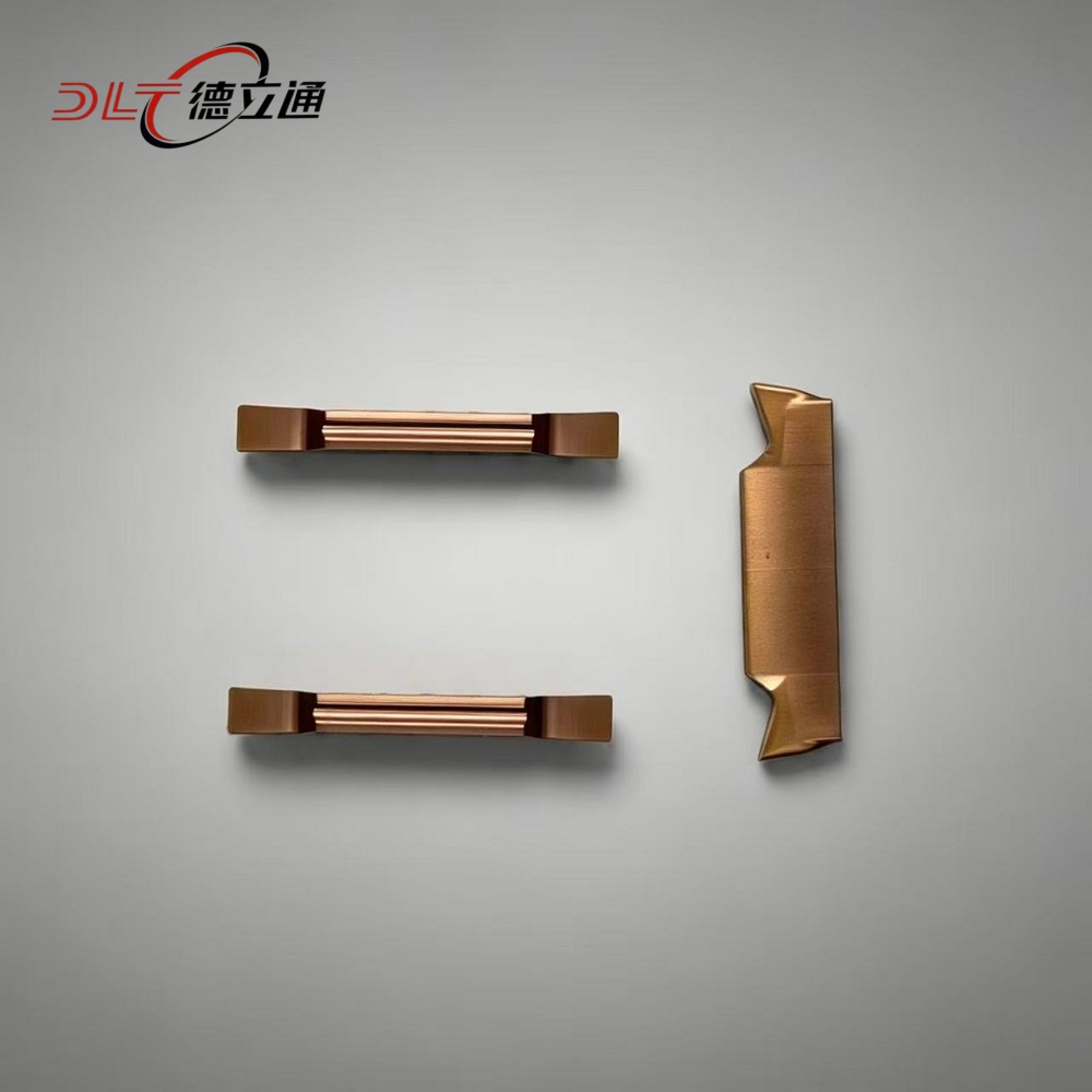 DLT MGGN Series Coated Carbide CNC Lathe Parting Tools For Stainless Steel High Wear Resistant Grooving Inserts
