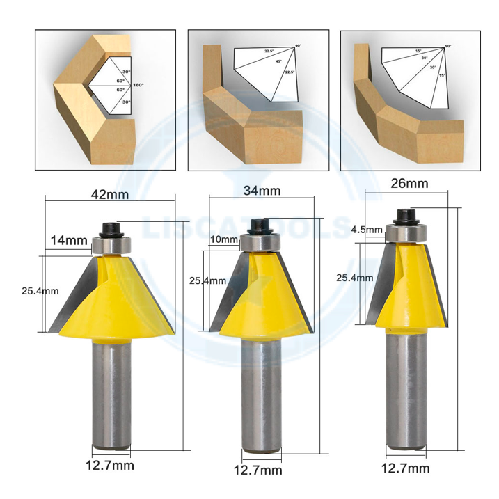 45 degree Chamfer Router Bit