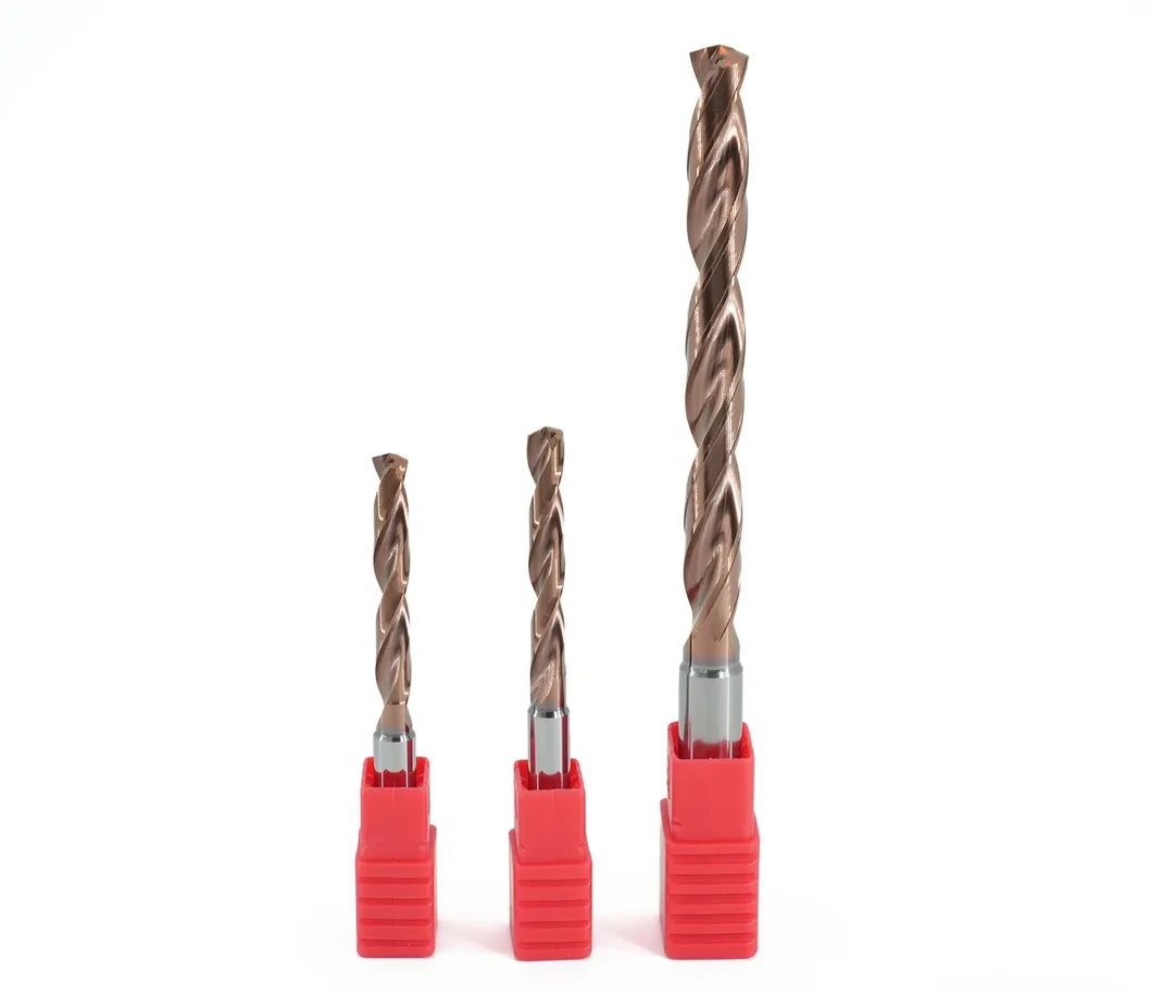 Good Performance 5xd Solid Carbide Drill with 2 Coolant Hole for Metalworking