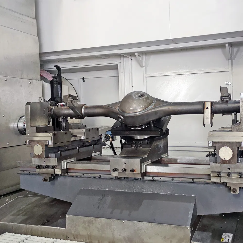 Advanced Horizontal CNC Machining Center Featuring Dual Spindle System