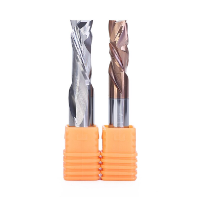 Weix Machine Cad Cam Lathe Sharpening 2 Flutes Compression Tungsten Carbide End Milling Cutter Wood Cnc Tools Bit For Cnc Router