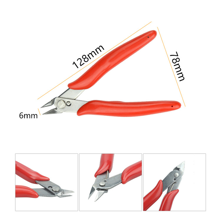 YTH Manufacturer Wire Cutters 5" Micro Electronics Flush Cutter Precision Side Cutters Jewelry Making Tools Pliers
