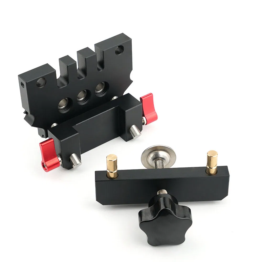 Professional Woodworking Dowel Jig - Auto-Align Drilling Guide System
