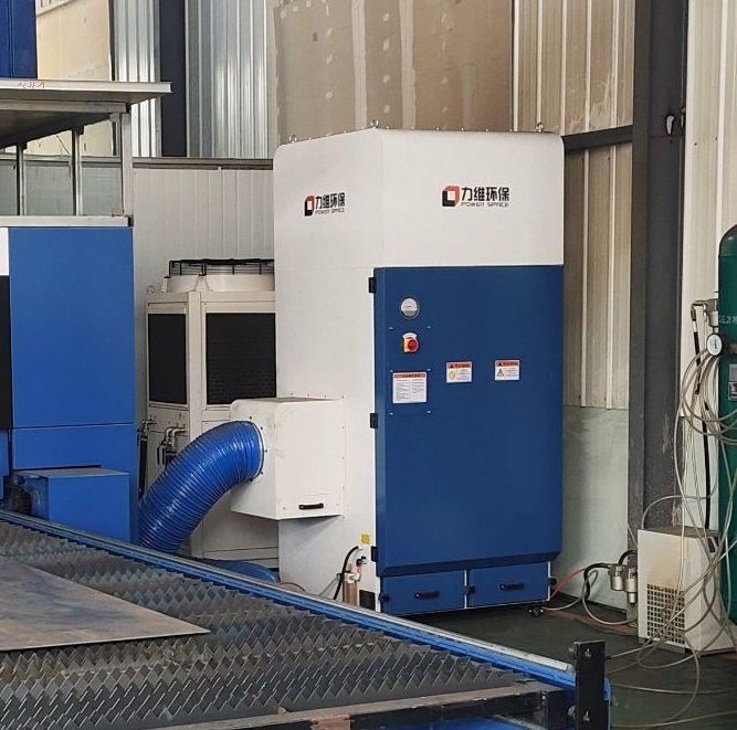 Industrial Fume Extraction System for Plasma Cutting Machine for Heavy Duty Metal Fabrication