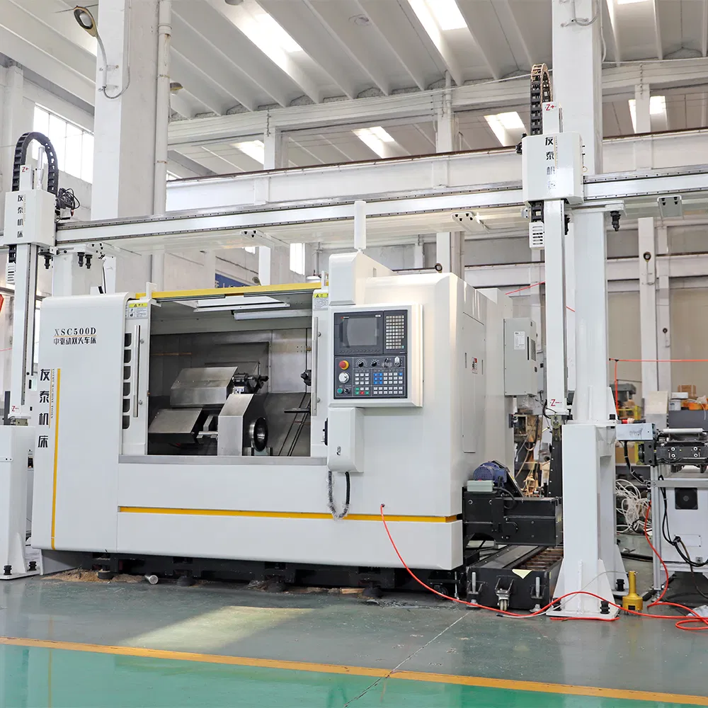 Advanced Double Turret CNC System for Precision Engineering Parts