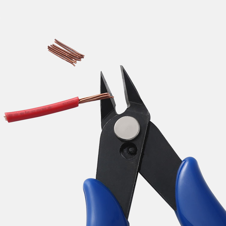 YTH 170 5 Inch Precision Flush Cutters Stainless Steel Wire Cutting Pliers For Soft Copper Wire Plastic Jewelry Making Model DIY