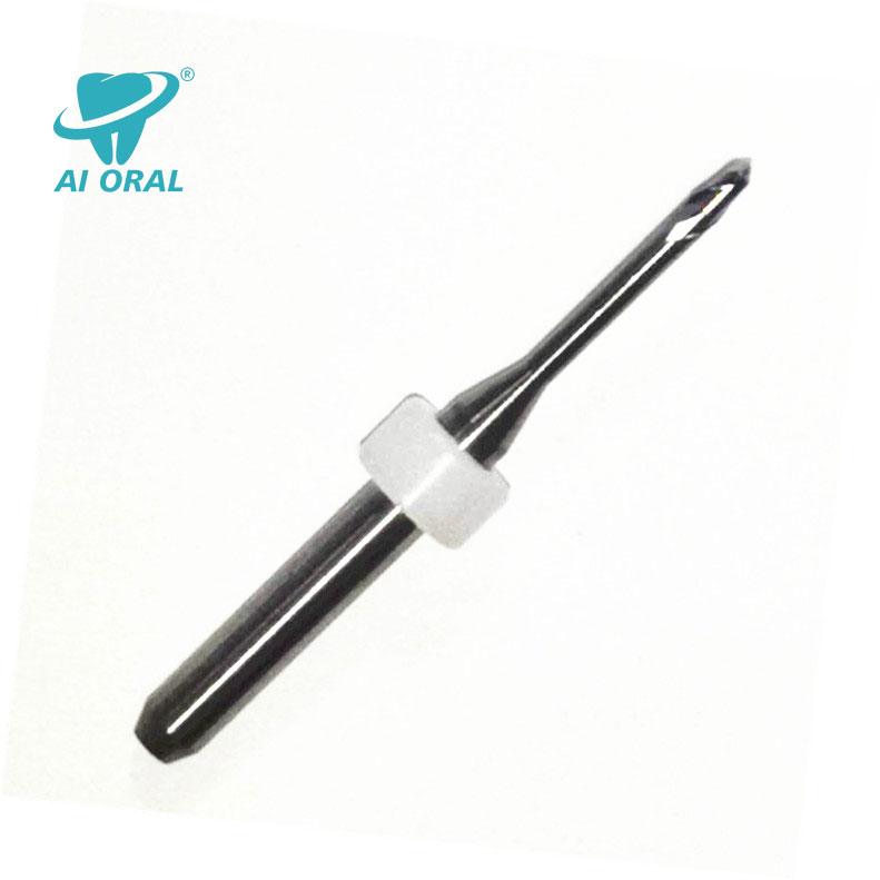 DC Diamond Coated Dental Lab Milling Cutter System for Zirconia CAD CAM Tungsten Carbide Burr Radius Flat Grinding Tools