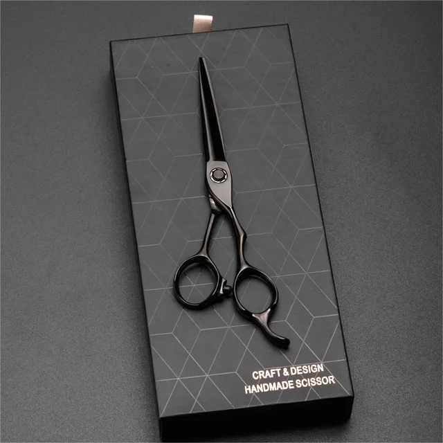 Hair Salon Barber's High Grade Stainless Steel Right-Handed High Temperature Resistant Flat Tooth Scissors