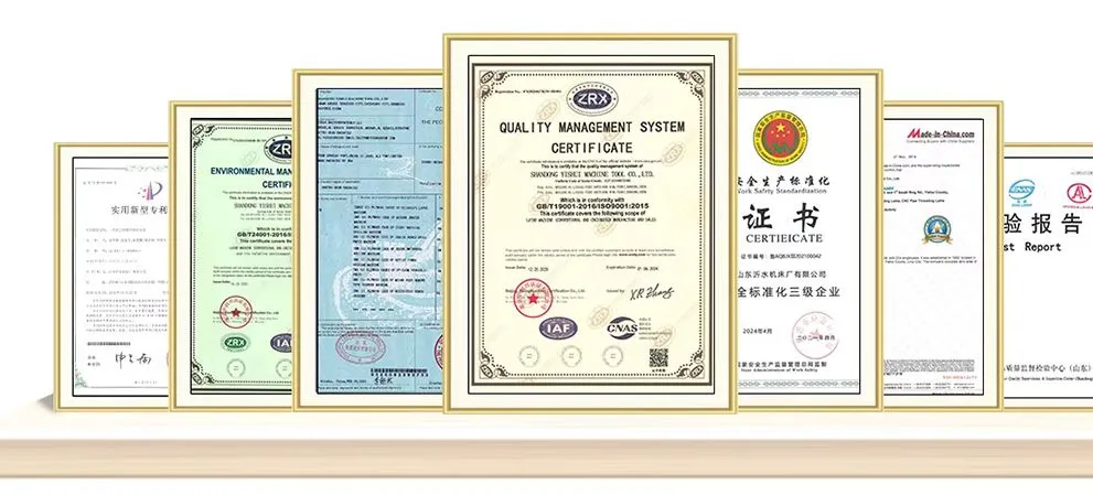 Certificates and Quality Accreditation