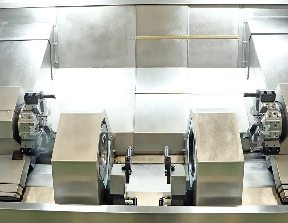 Advanced Double Turret CNC System for Precision Engineering Parts