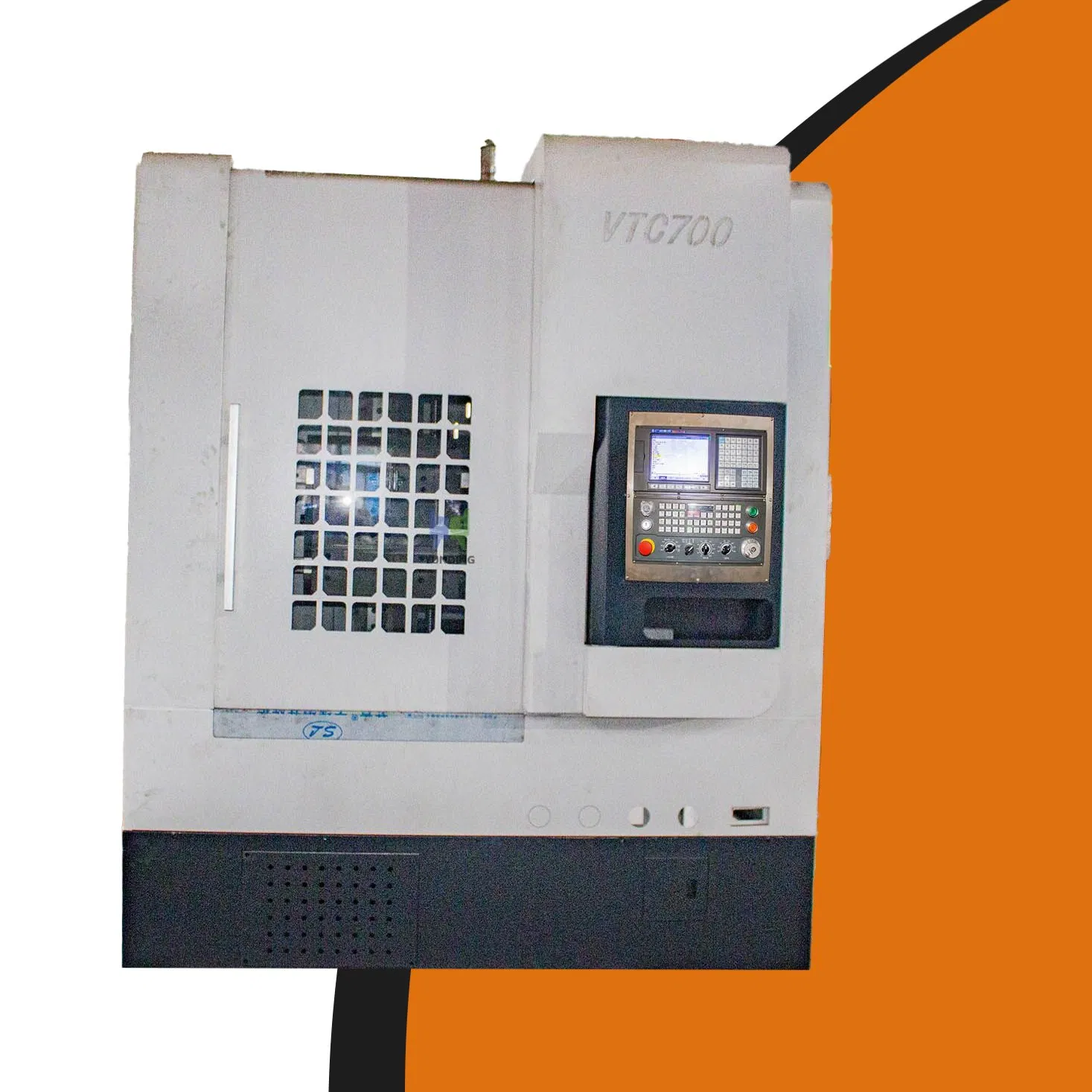 Vtc700 CNC Vertical Lathe Machine Fanuc System for Automotive Wheel Hub Machining
