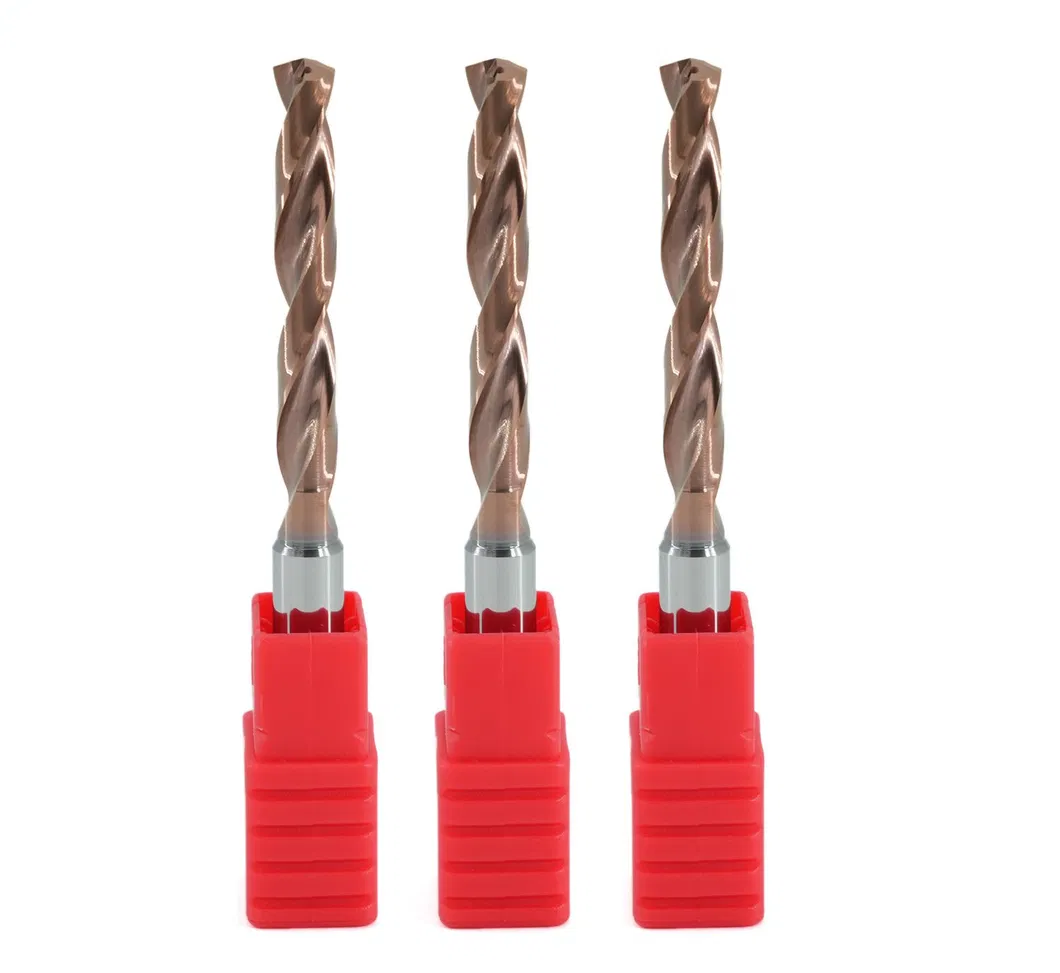 Good Performance 5xd Solid Carbide Drill with 2 Coolant Hole for Metalworking