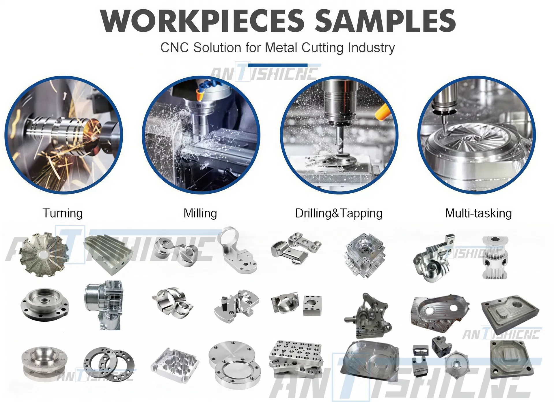 Metal Lathe CNC System for Mechanical Industry