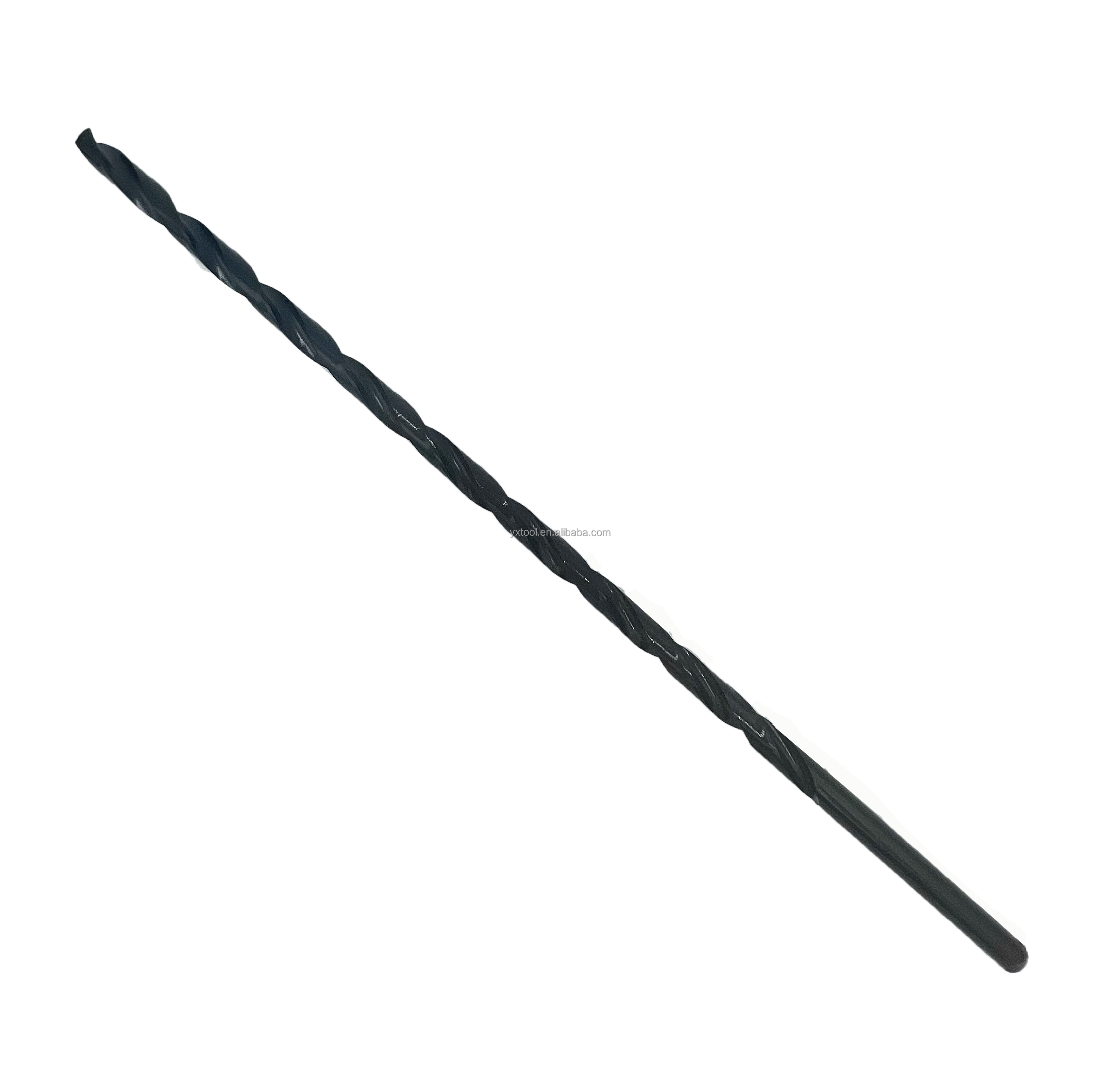 Long Series Fully Ground Drilling Bit Deep Hole Drilling HSS 6542 Black Oxide 300mm Long Drill Bits