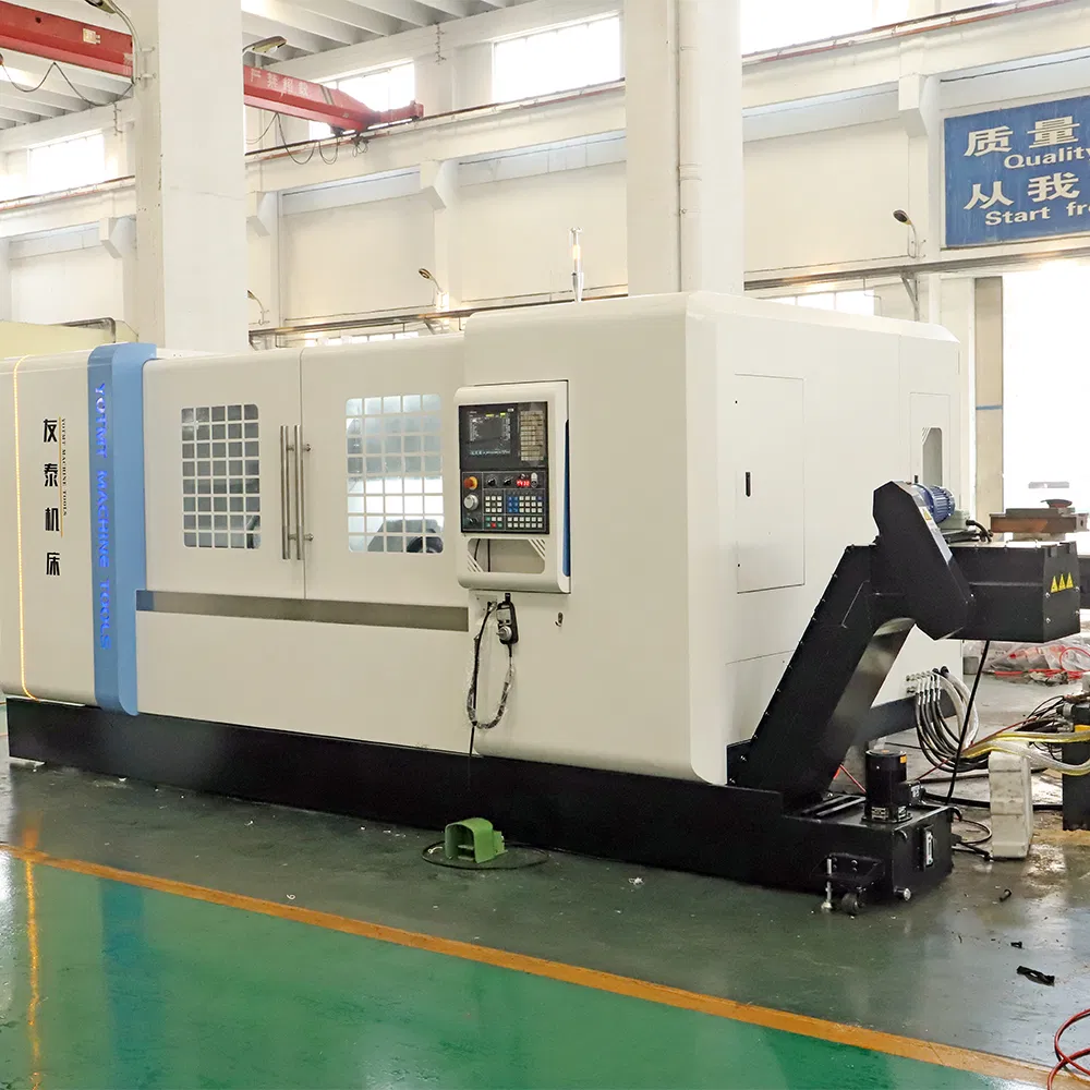 Precision Double Turret CNC Lathe Featuring GSK Control System