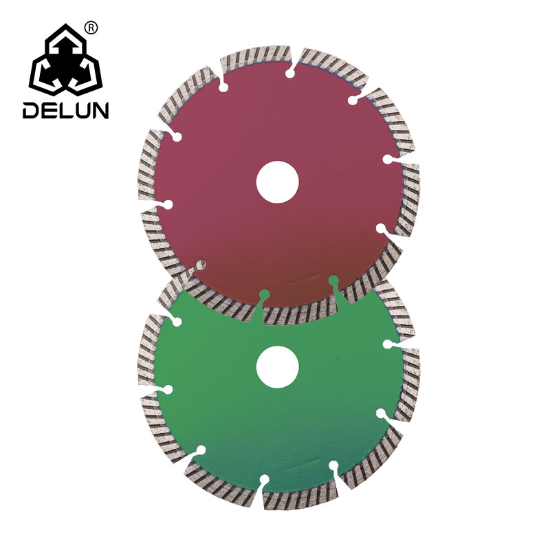 Industrial OEM 115x1.8x22.23mm Ti-coated Segment Cutting Disc for Marble Granite Concrete Diamond Saw Blade