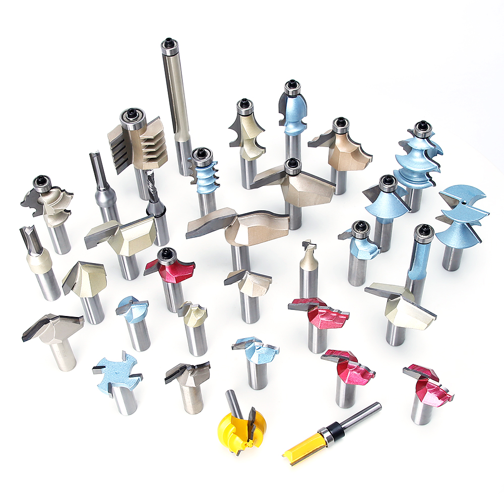 HUHAO Compression Tungsten Carbide End Milling Cutter Wood CNC Tools Bit For CNC Router