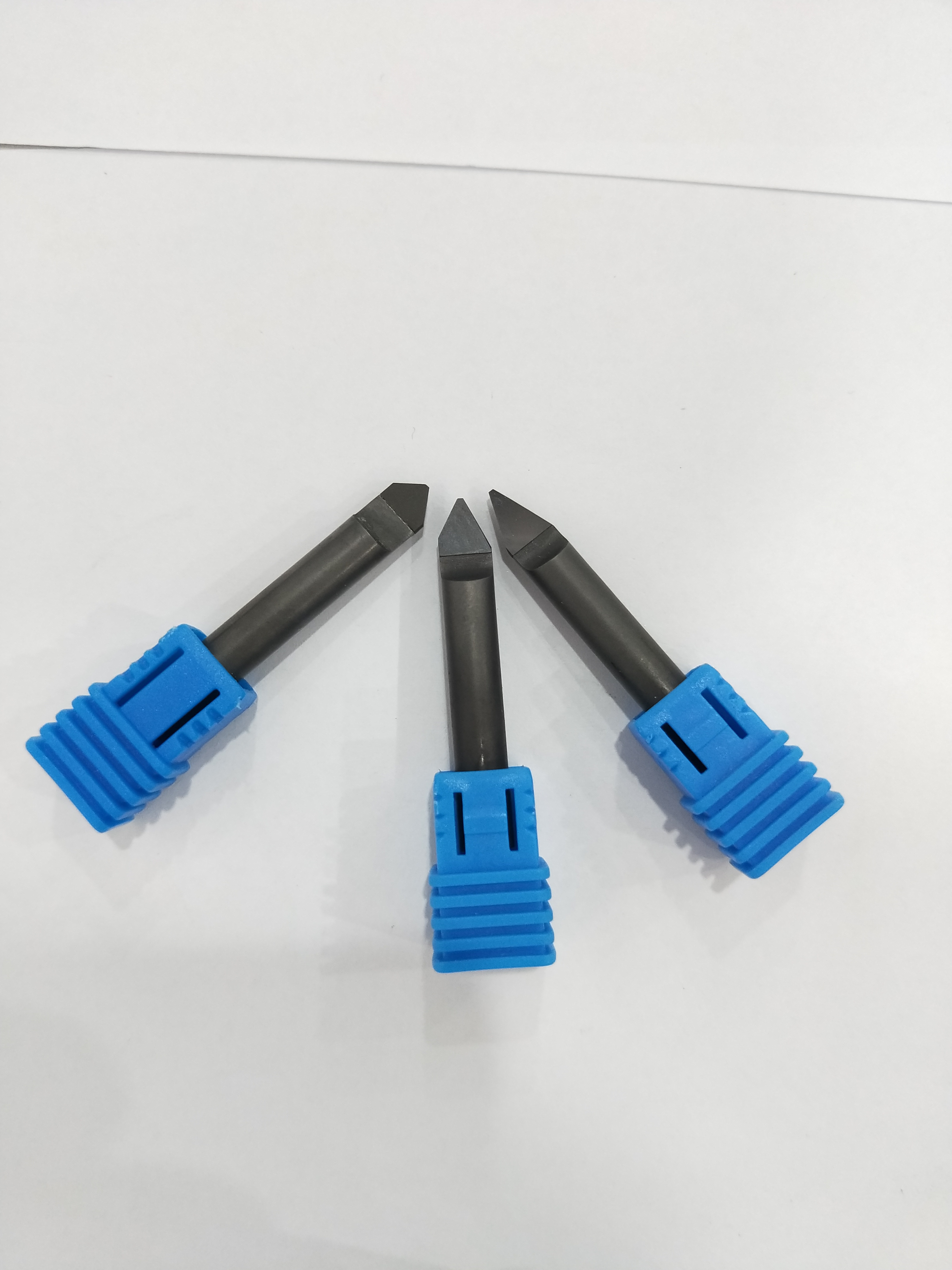Solid Carbide Diamond Coated Milling Cutter 45 60 90 Degree V Shape Knife for Stone Granite Ceramics ODM OEM Customized Support
