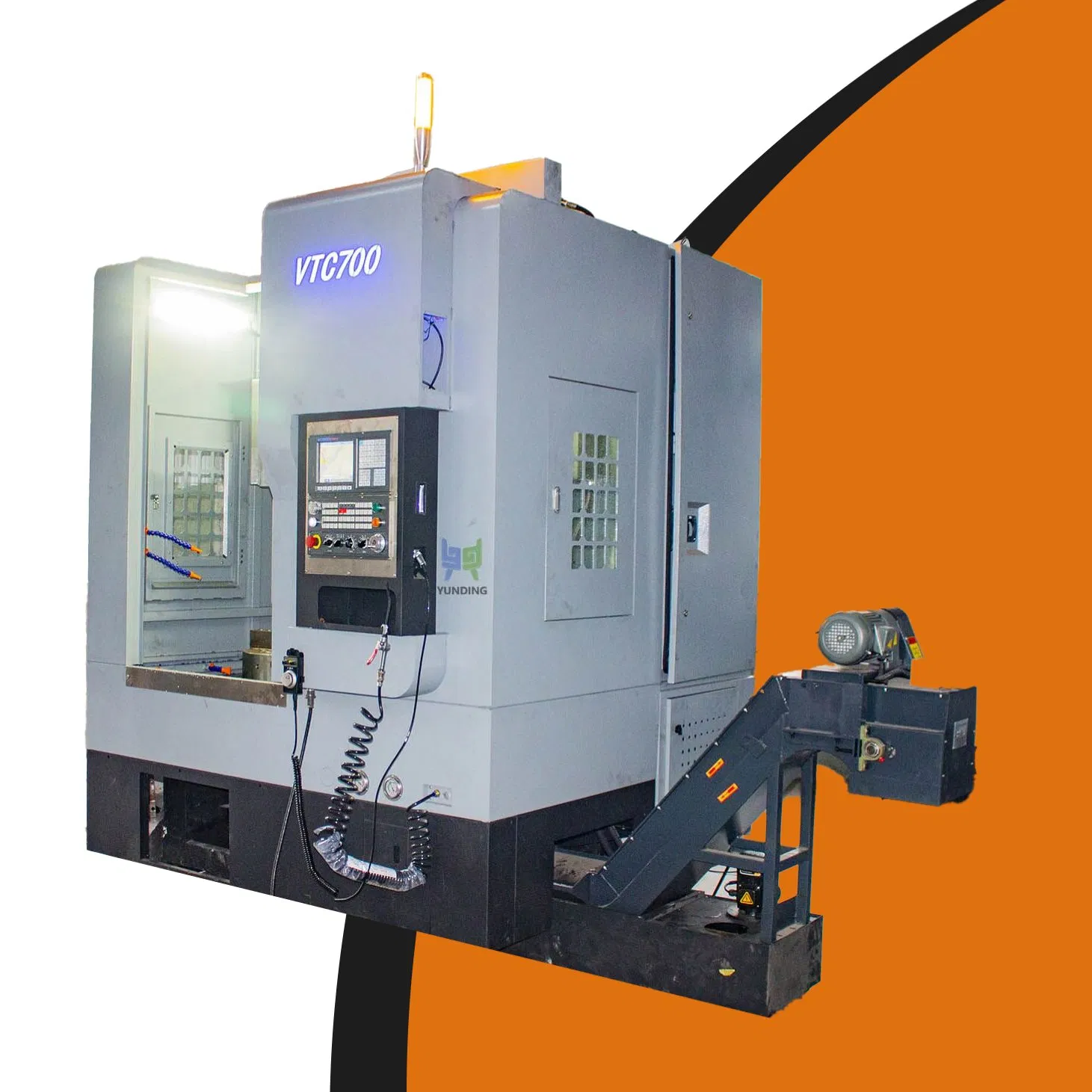Vtc700 CNC Vertical Lathe Machine Fanuc System for Automotive Wheel Hub Machining