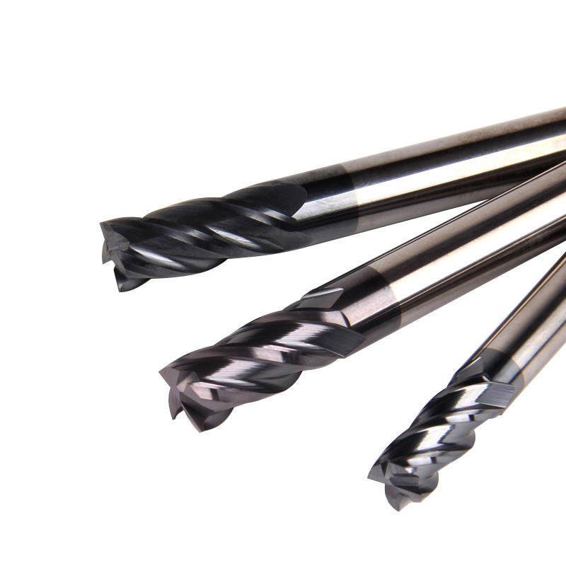 4 Flute CNC Machining Use Cutting Tools Tungsten Carbide End Mill Flat Milling Cutters