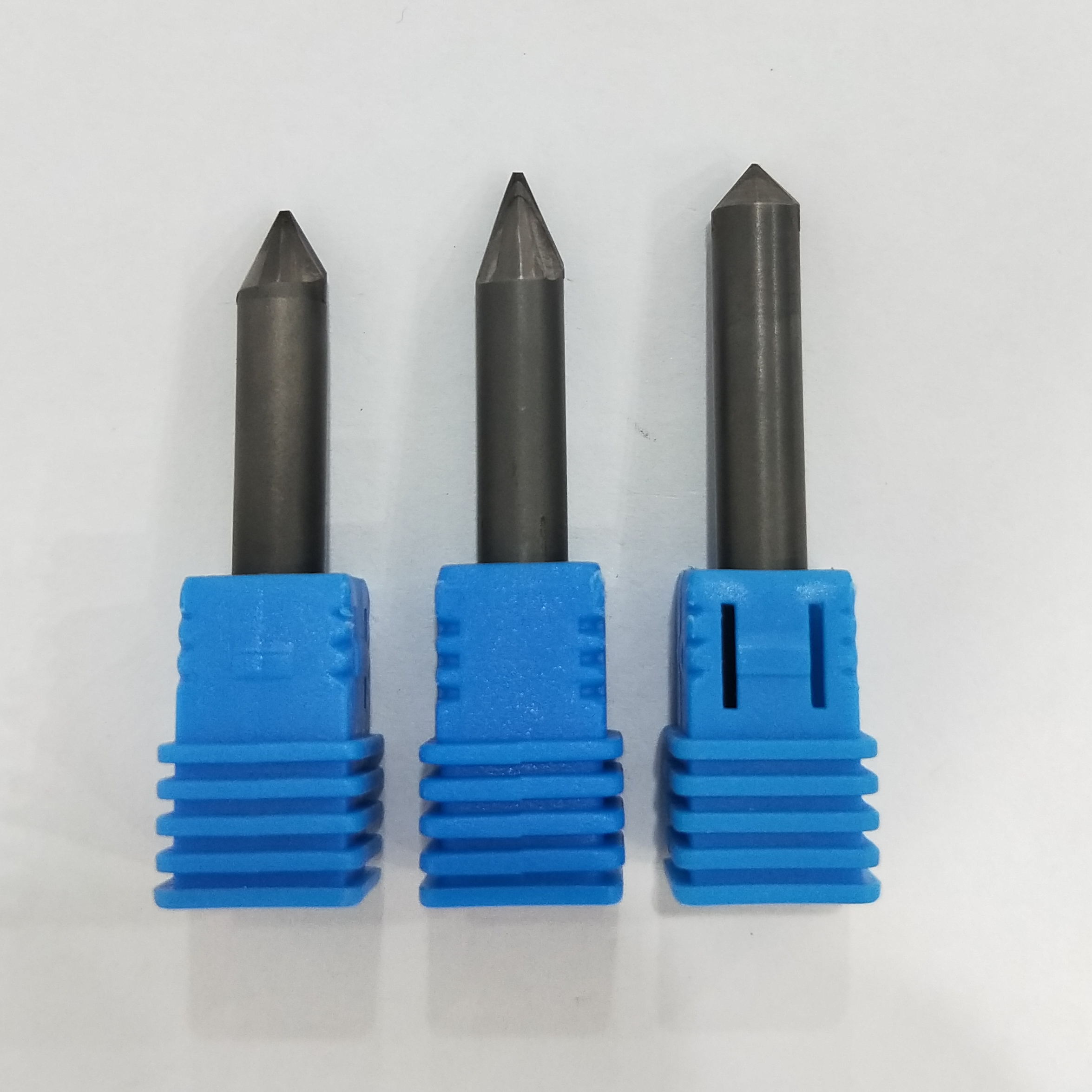 Solid Carbide Diamond Coated Milling Cutter 45 60 90 Degree V Shape Knife for Stone Granite Ceramics ODM OEM Customized Support