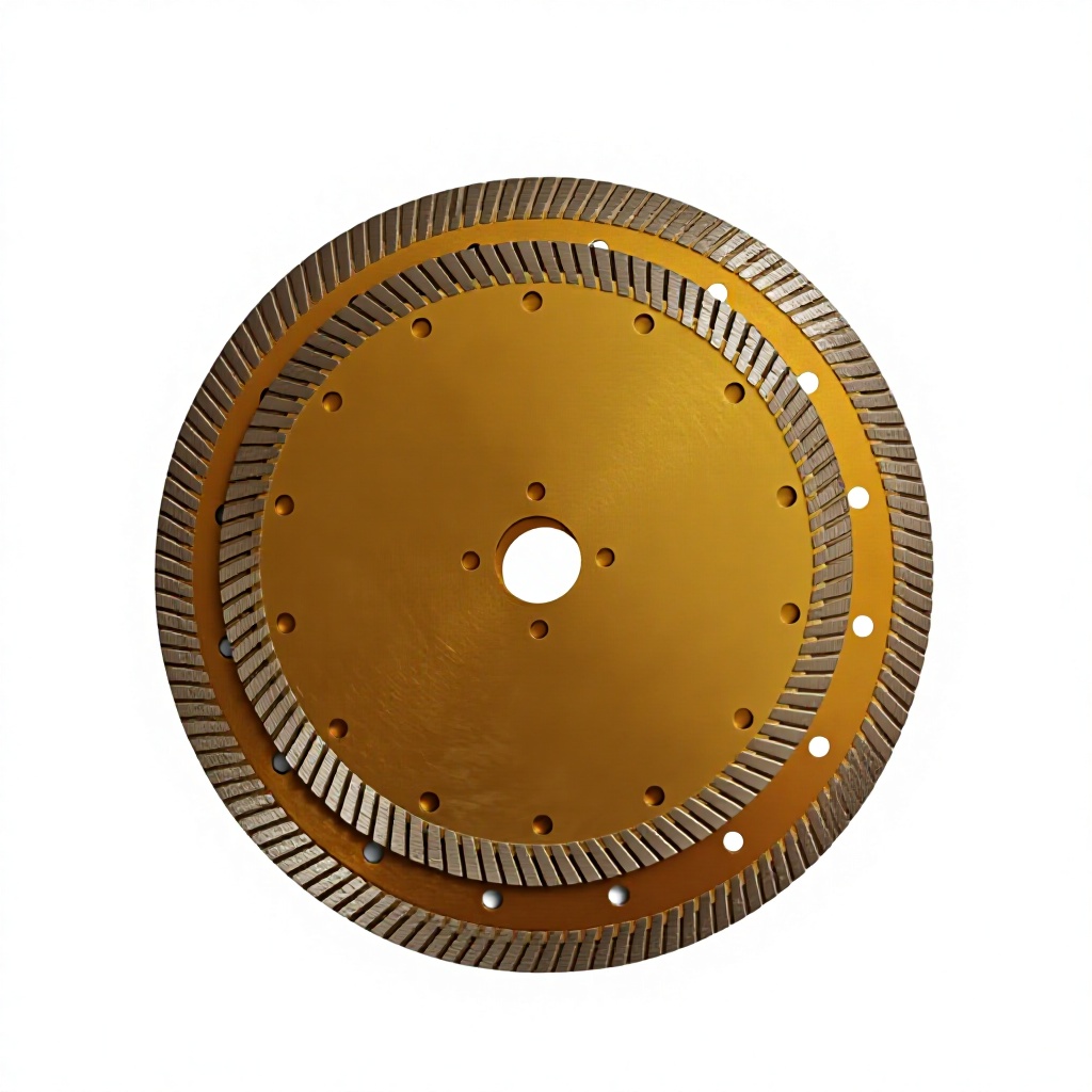 Industrial Grade Ti-Coated Diamond Saw Blade-HOT PRESS Process 105mm/110mm/125mm Sizes Multipurpose Cutting OEM Customizable