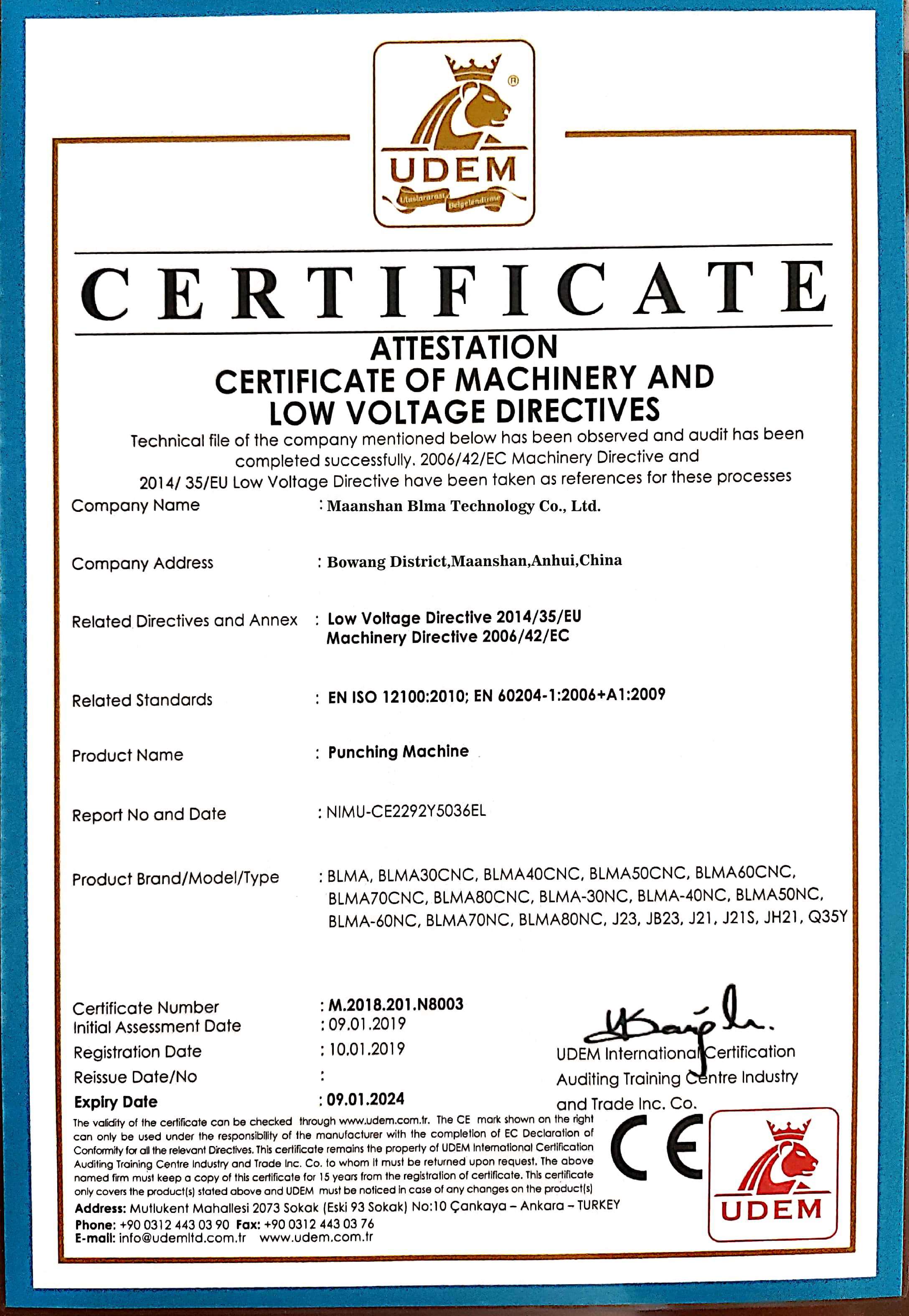 ISO Certification Page 3
