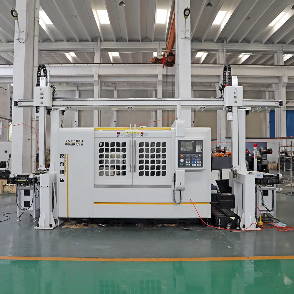 Advanced Double Turret CNC System for Precision Engineering Parts
