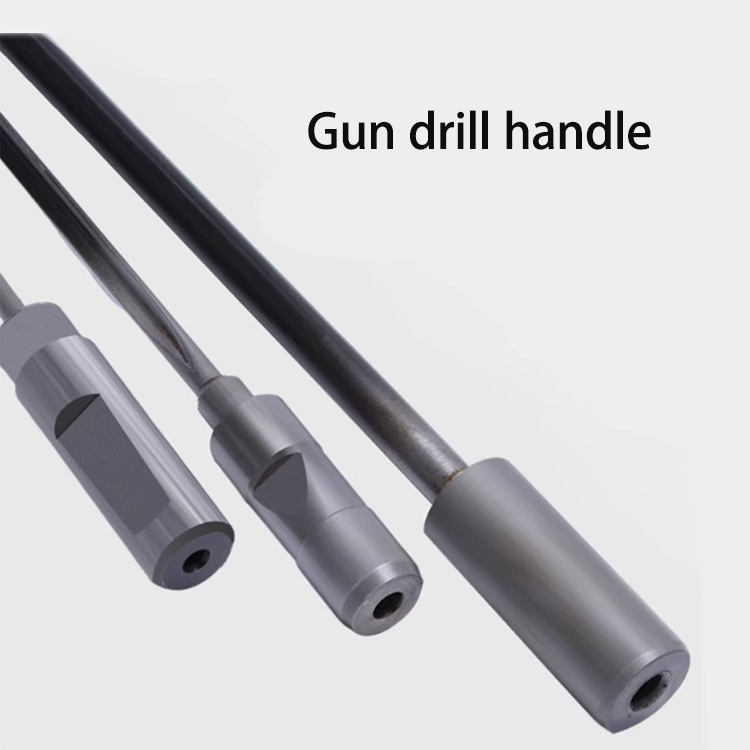 High Performance H13 Alloy Tool Steel Gun Drill Deep Hole Drill Bit Self-Centering Point High Temp AlTiN Coating for Machining