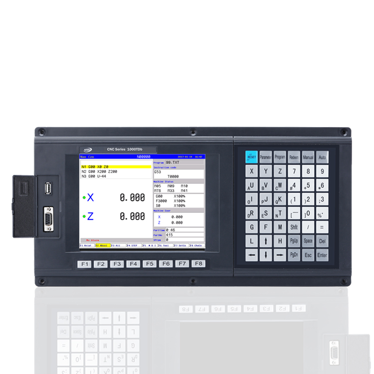 CNC System for Turning 4 Axis Lathe Controller Built-in Screw Compensation with USB for Grinding Machine with Electric Turret&Binary Code Turret&Special Turret