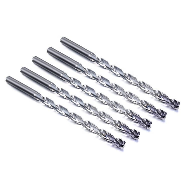 CNC Carbide Deep Hole Drills Drill Diameter 10.1mm-12mm Internal Cooling Feature Machine Tools Specific Drill Bits for Steel