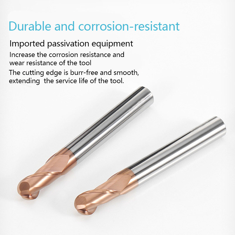 HRC65 Carbide Micro Ball Nose End Mills Micro Diameter CNC Ballnose Endmill for Carbon Steel ODM Customizable Cutting Machine