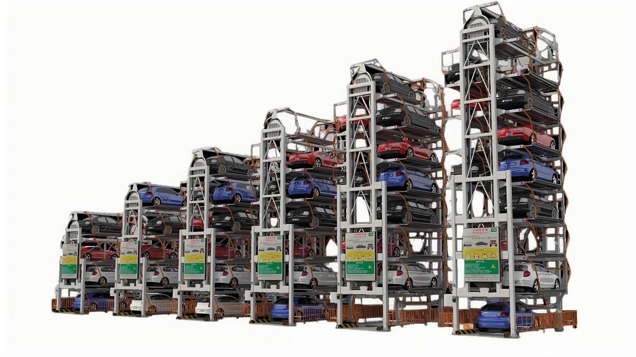 Muti-Level Customized Parking Solutions Car Lift Heavy Duty Rotary Parking System