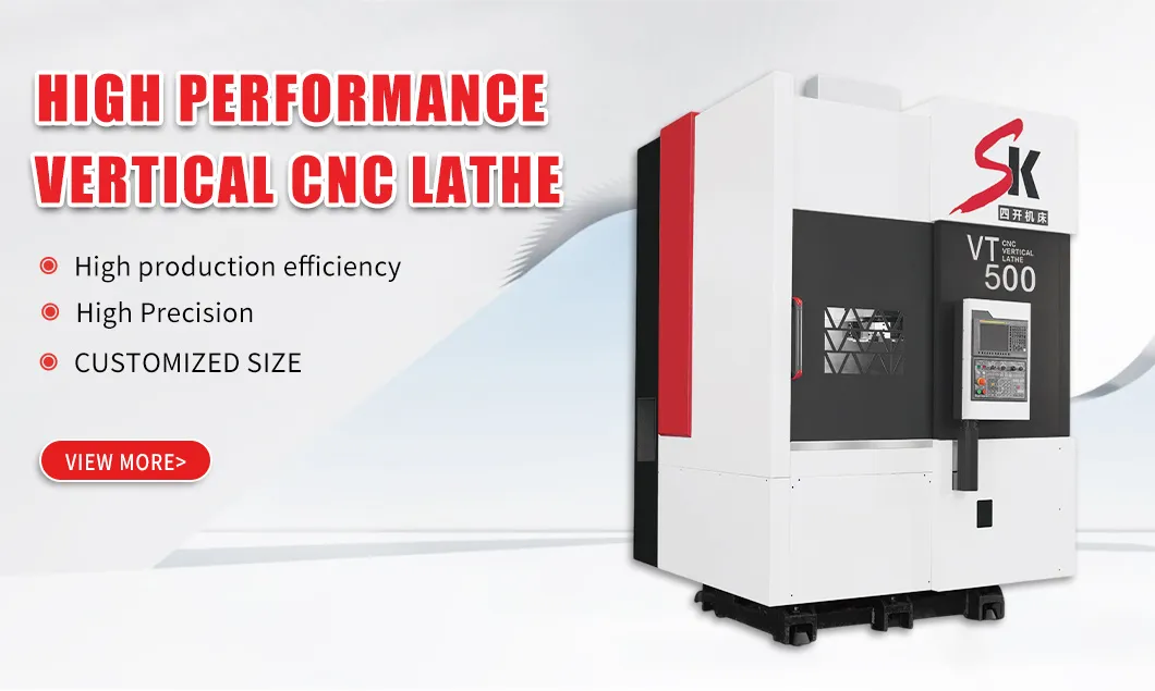 High-Speed CNC Machine Tool Precision Clutch Processing CNC Vertical Lathe GSK CNC System Optional