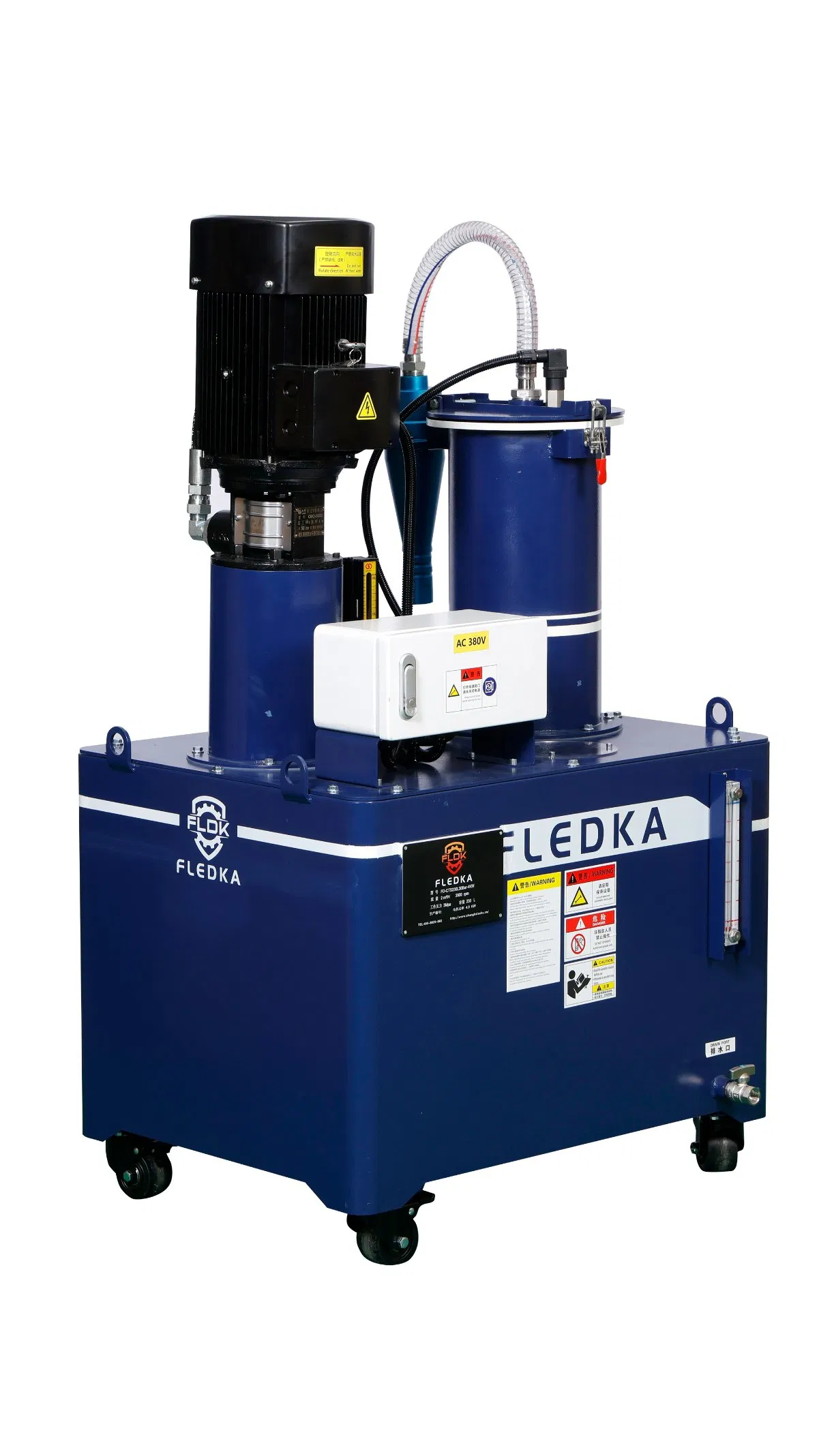 CNC Spindle Fldka 30bar High Pressure Through Spindle Coolant Cutting Fluid Filtration System for Supporting High Performance Cutting Tools