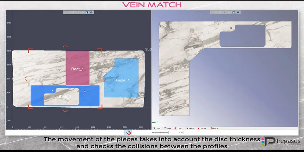 Vein Matching Function Feature