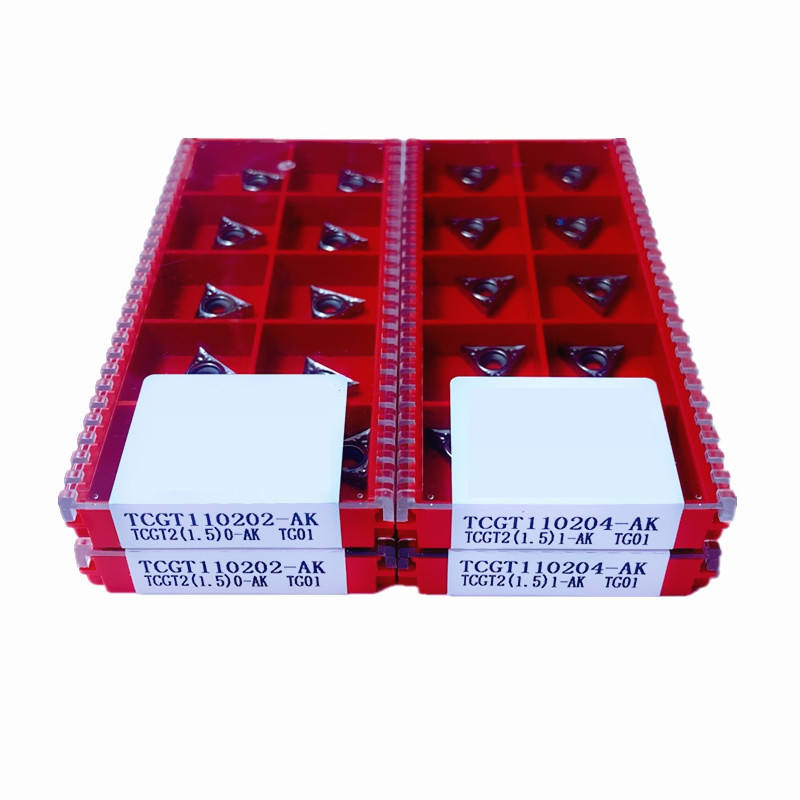 TCGT110204-AK Indexable Carbide Cutter OEM Customizable Cutting Tool For Aluminum CNC Machine 10pcs MOQ