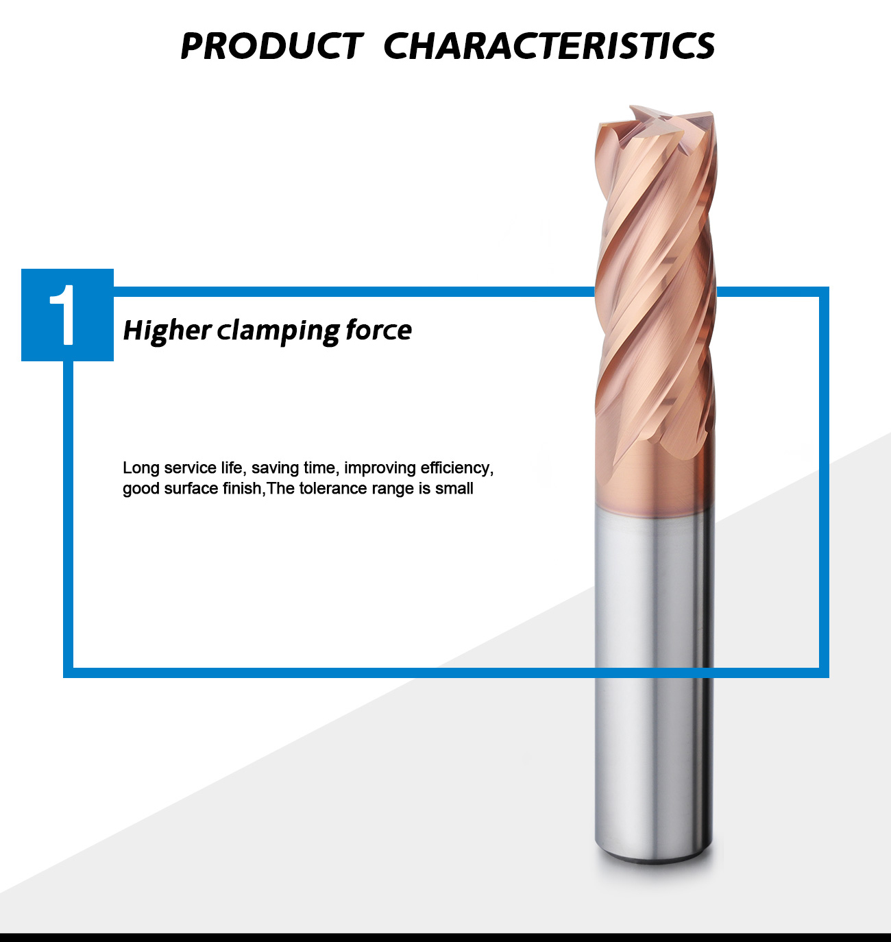 Dohre 4-edge Tungsten Carbide Cnc square End Mill High Temperature Alloy Milling Cutter