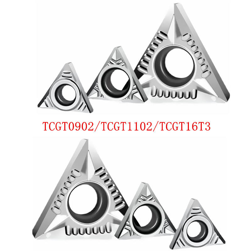 TCGT110204-AK Indexable Carbide Cutter OEM Customizable Cutting Tool For Aluminum CNC Machine 10pcs MOQ