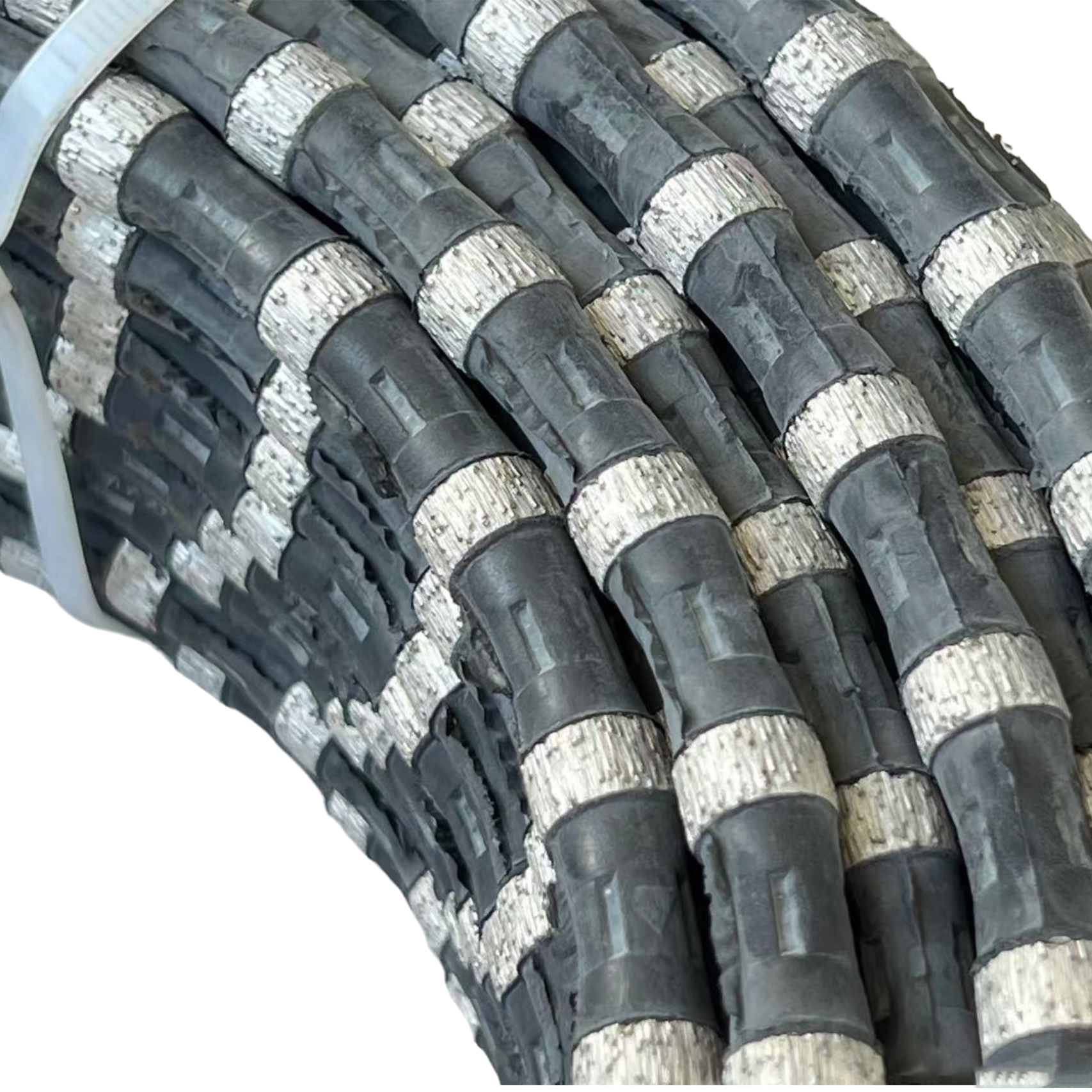 New Diamond Tools OEM Customizable Rubber Coating Diamond Wire Saw Power Tools for Stone &amp; Rock Quarry Cutting
