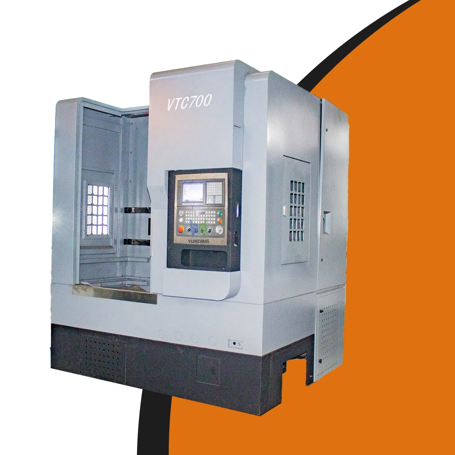 Vtc700 CNC Vertical Lathe Machine Fanuc System for Automotive Wheel Hub Machining